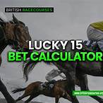 horse racing lucky 15 bet calculator